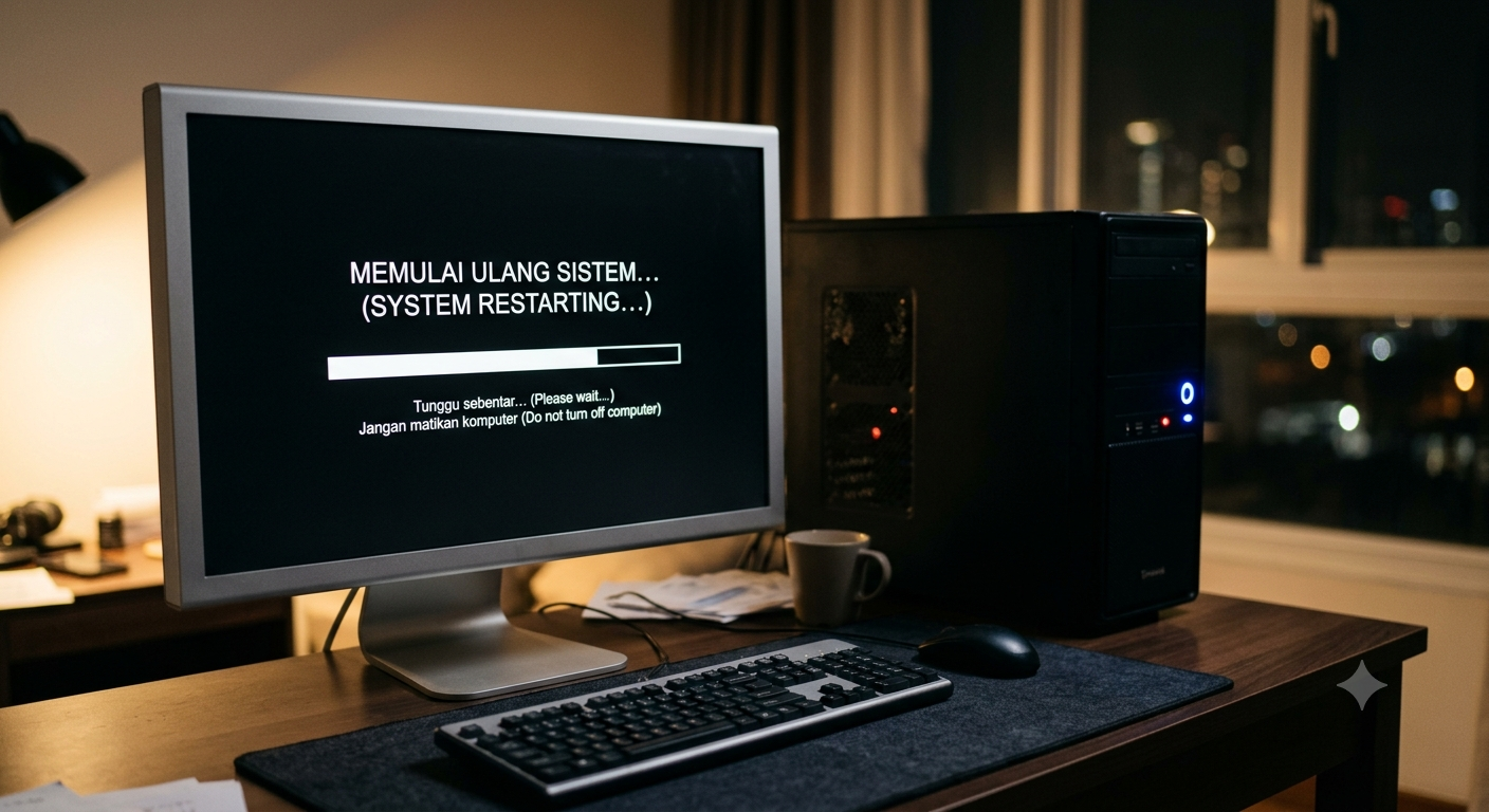 KOMPUTER SERING RESTART SENDIRI INI PENYEBABNYA